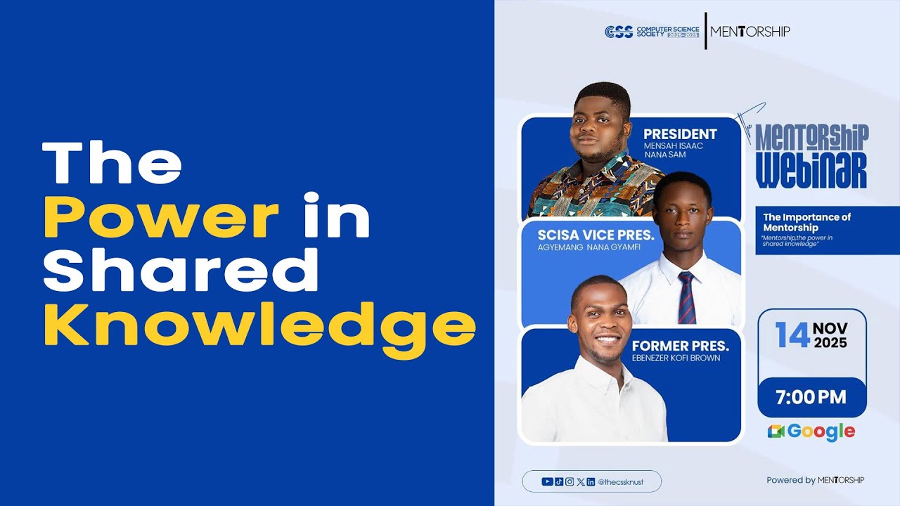 Mentorship Webinar || The Power in Shared Knowledge