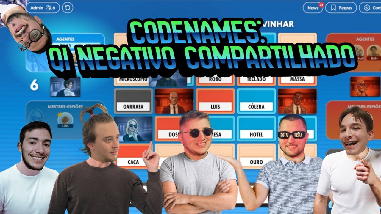 A Burrice Coletiva conseguiu PIORAR no Codenames!