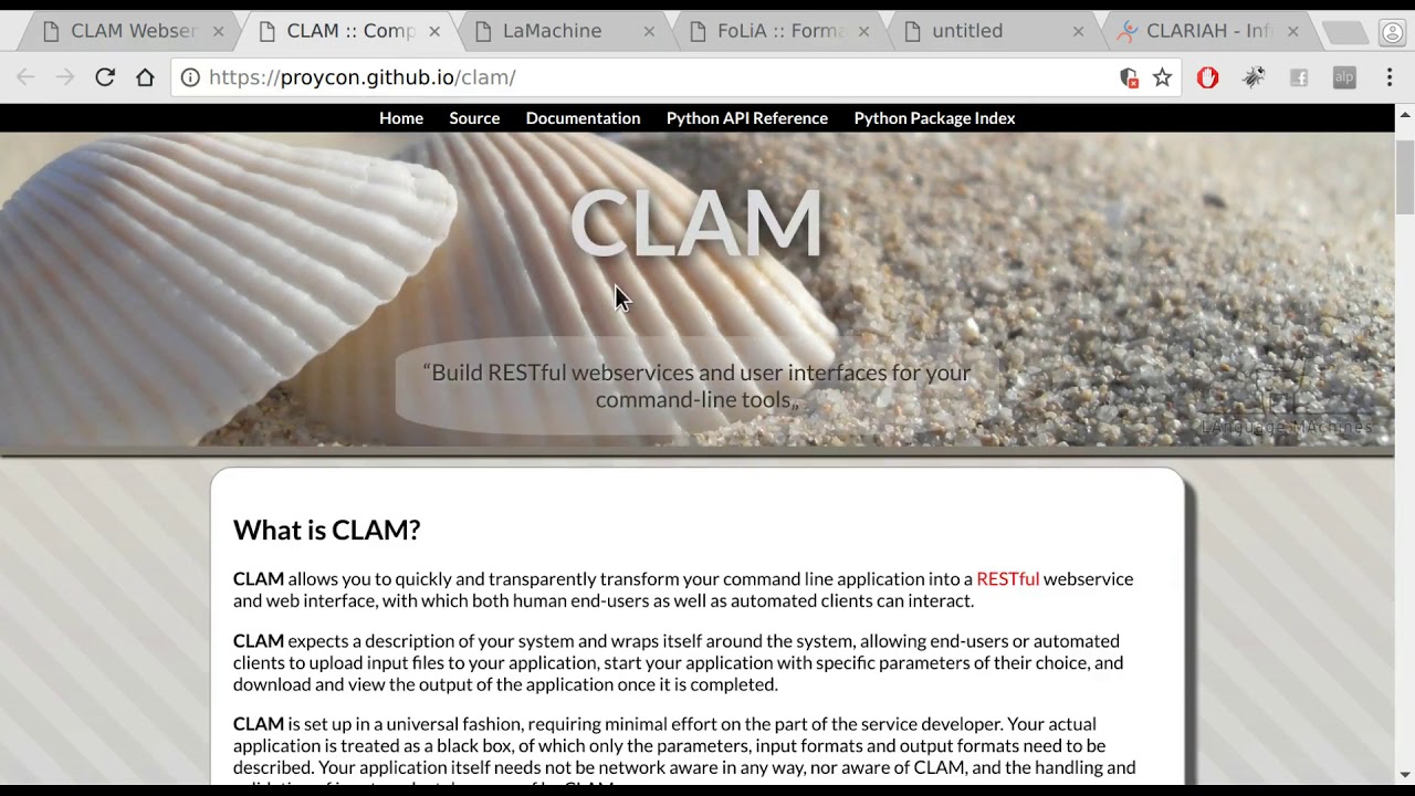 NLP Technology Demonstration (CLARIAH WP3 Linguistics)