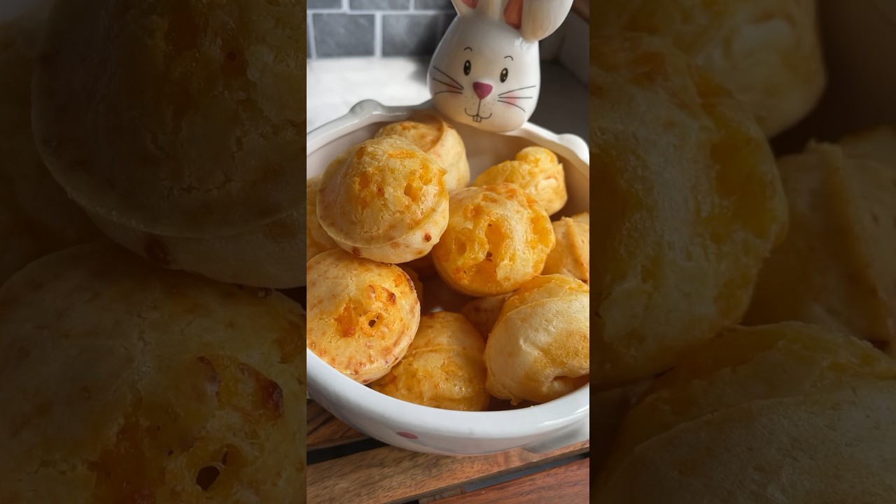 Бразильский сырный хлеб Pão de queijo — безглютеновая закуска для детей и взрослых. #закуски