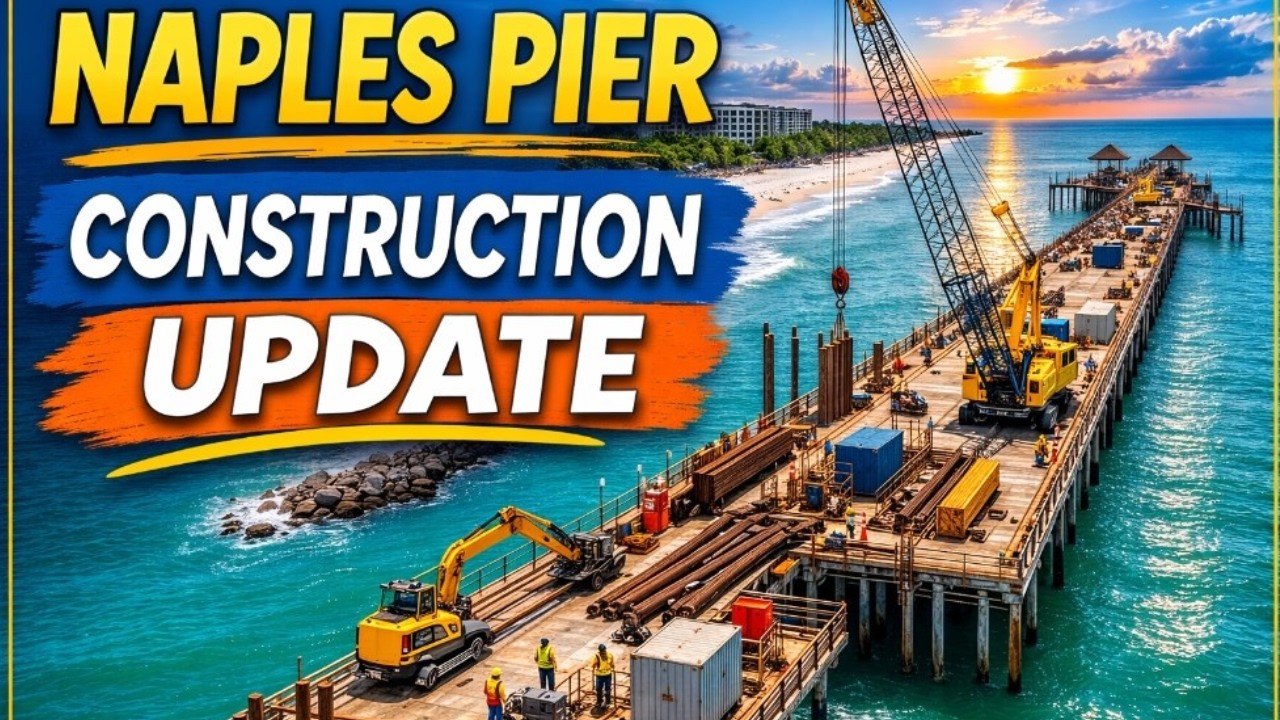 Naples Pier Construction Update.