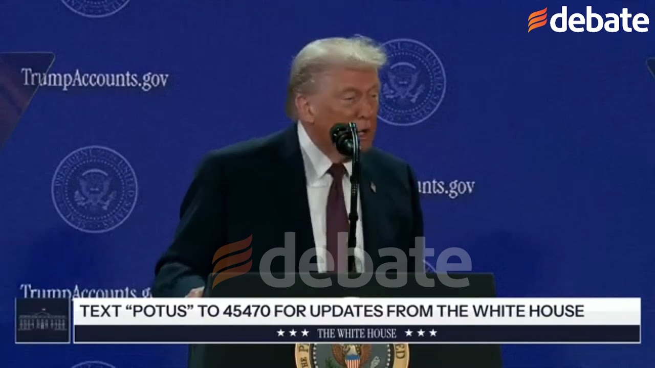 Trump rompe el silencio y habla sobre las Trump Accounts