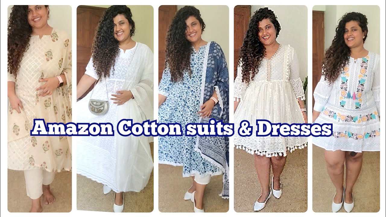 Cotton suits and Dresses from Amazon | Budget Friendly Haul