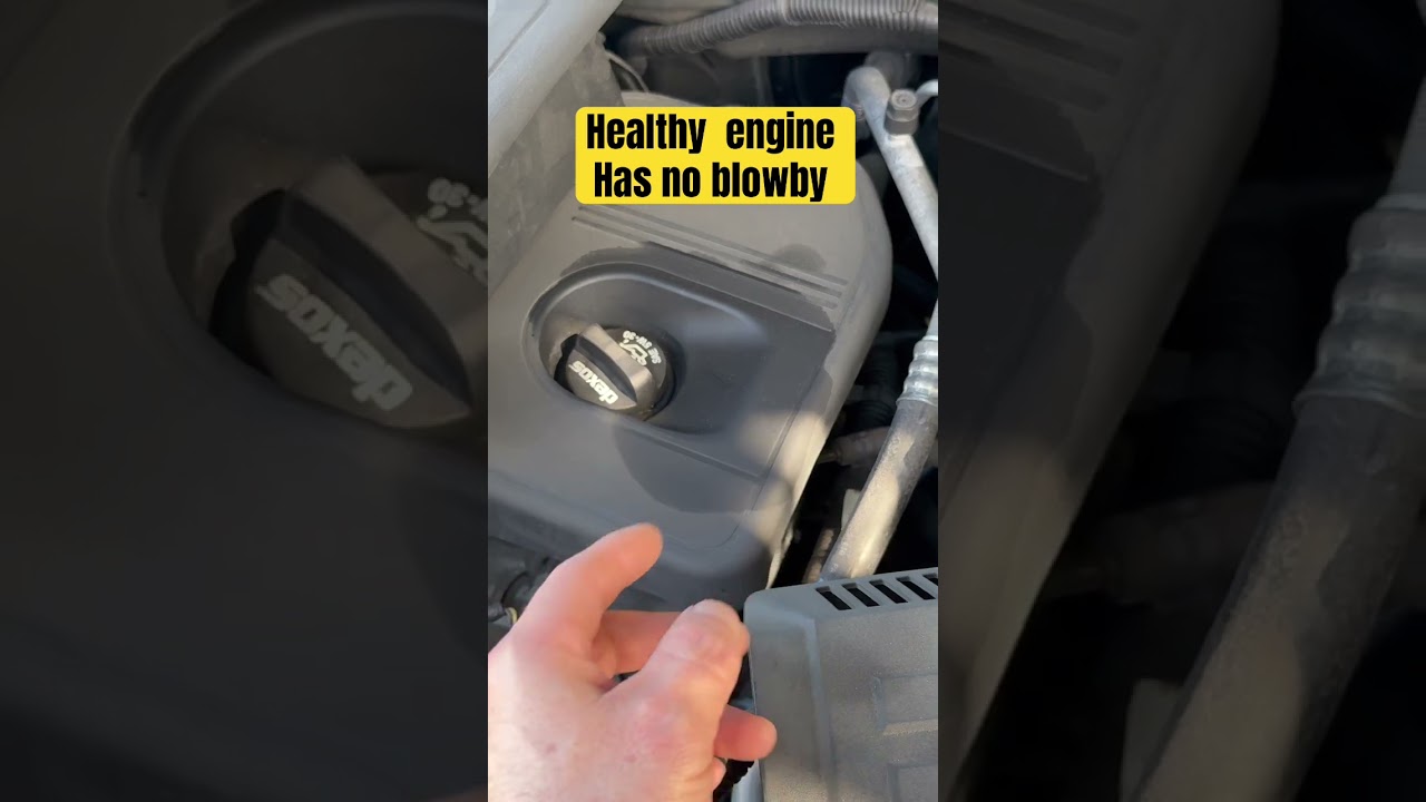 Engine BlowBy vs Healthy engine #automobile #blowby #ecotec #equinox