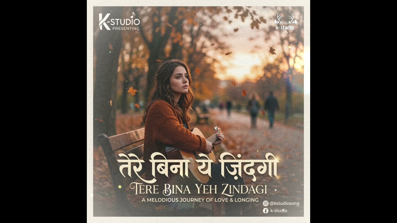 तेरे बिना ये ज़िंदगी🌹❤️(Love Vibe) [  Love song ] Recorded by K-studio #lovesong #love #song #feel