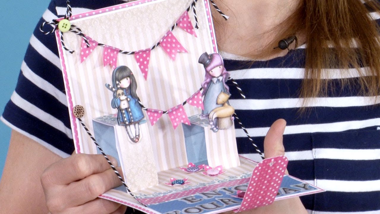 Make a Santoro's gorjuss Pop Up Card | In The Studio