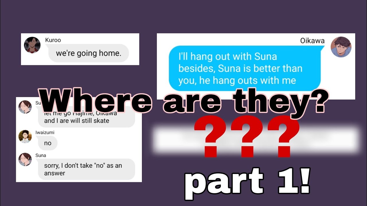 Where are they? ft. Rare ships | Haikyuu Texts | agustea