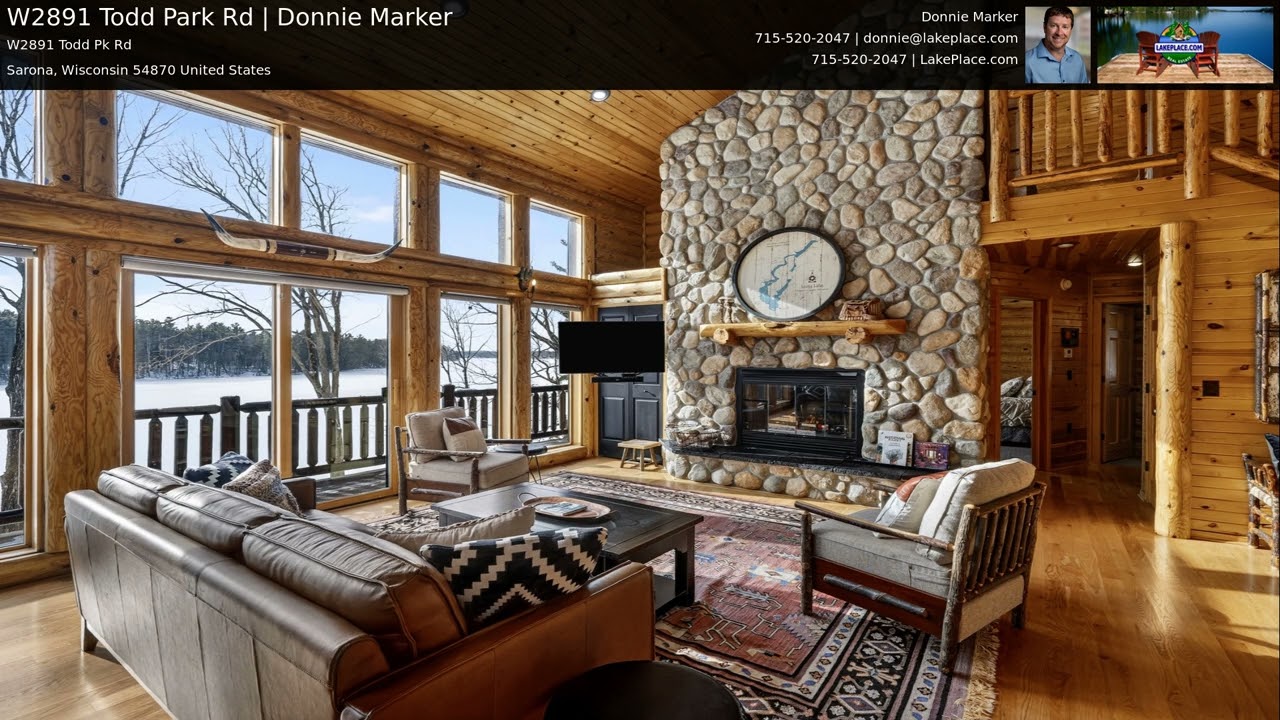Long Lake, Sarona, Wisconsin Home for Sale | W2891 Todd Park Rd | Donnie Marker