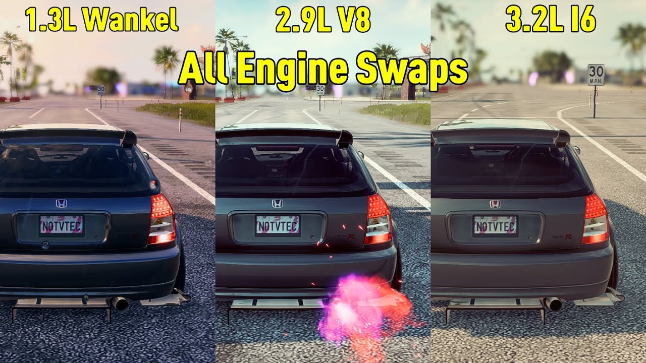 Honda Civic Type R EK9 All Engine Swaps - NFS Heat