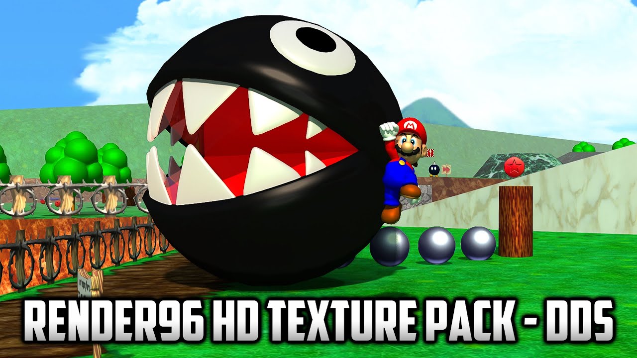 ⭐ Super Mario 64 PC Port - Render96 HD Texture Pack (DDS)