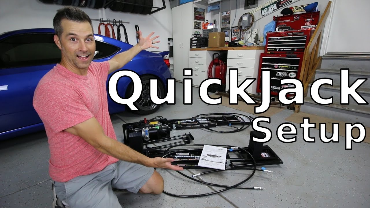 Распаковка и настройка автомобильного подъемника QuickJack