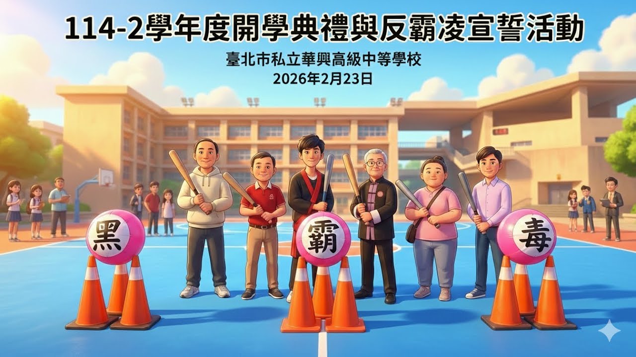 114-2臺北市立華興高級中等學校開學典禮與反霸凌宣示