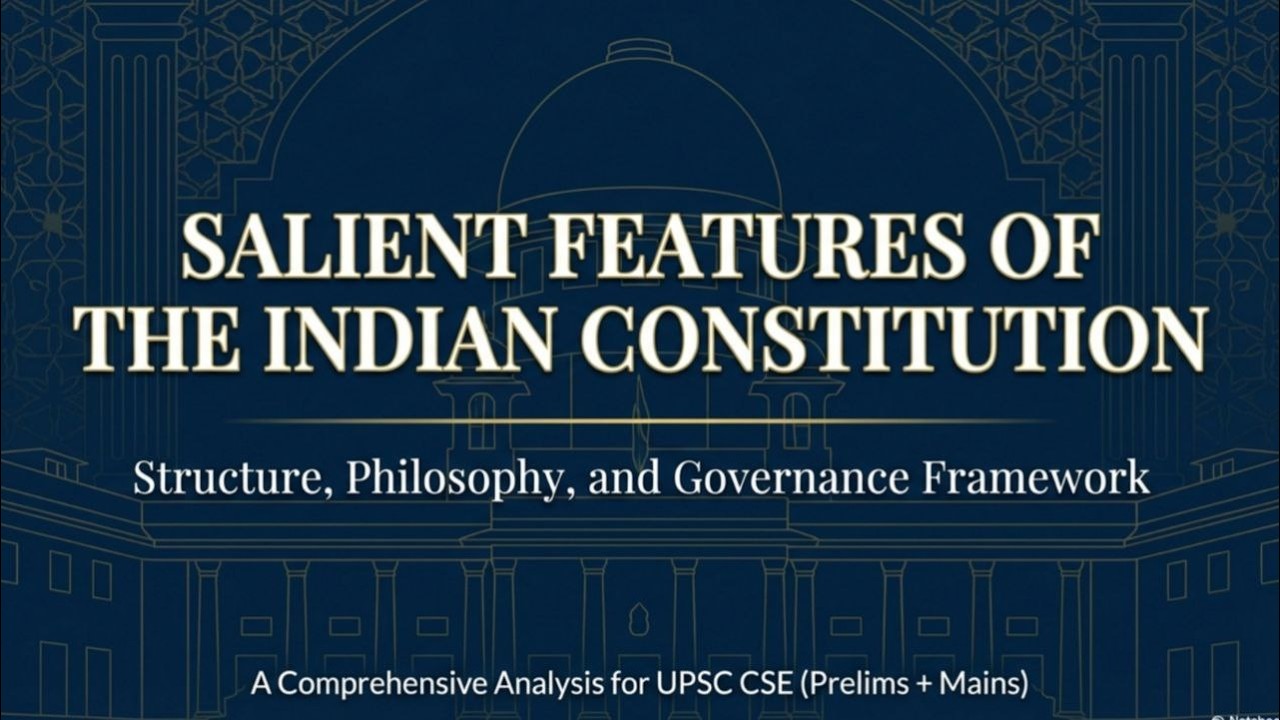 Salient Features of Indian Constitution |IndianPolity| Laxmikanth&DD Basu Based|UPSC SSC RRB Banking