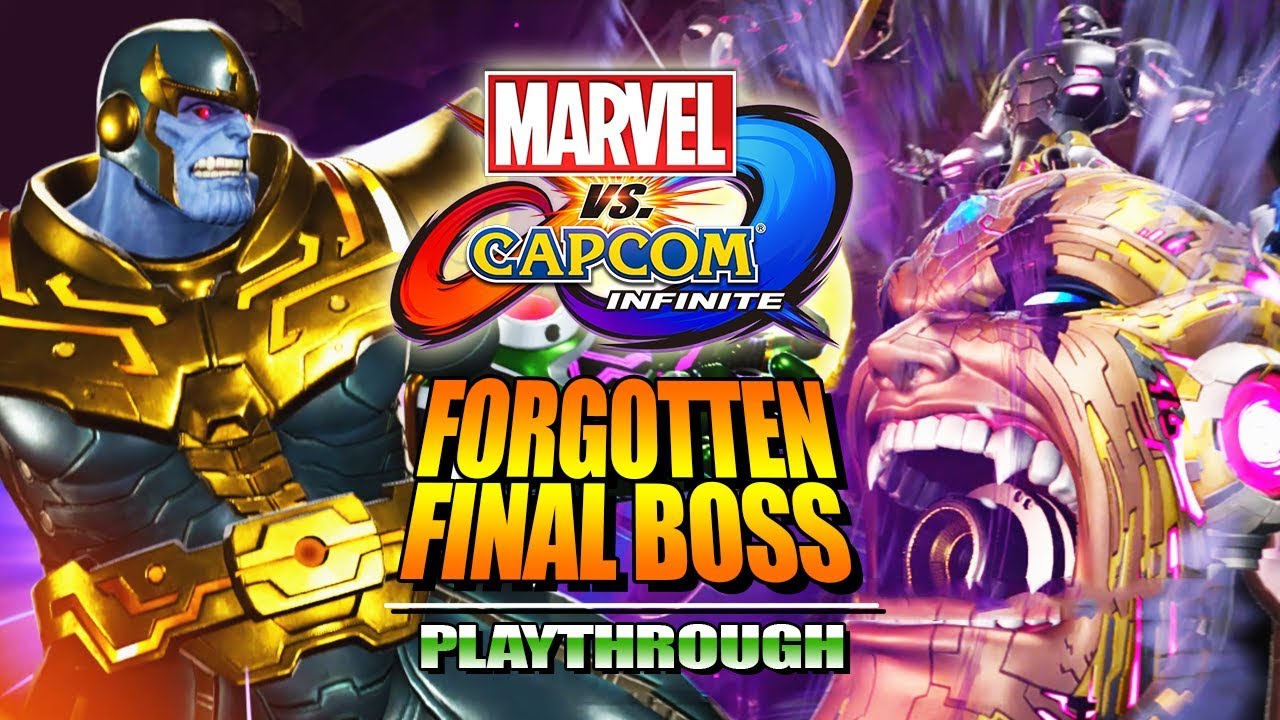 THE FORGOTTEN FINAL BOSS: Thanos Arcade Mode - Marvel Vs. Capcom Infinite