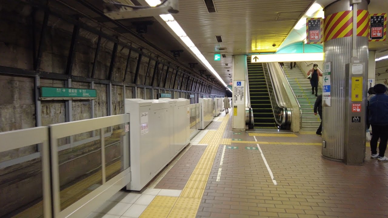 改装中の地下鉄新長田駅からJR新長田駅まで歩き撮り
