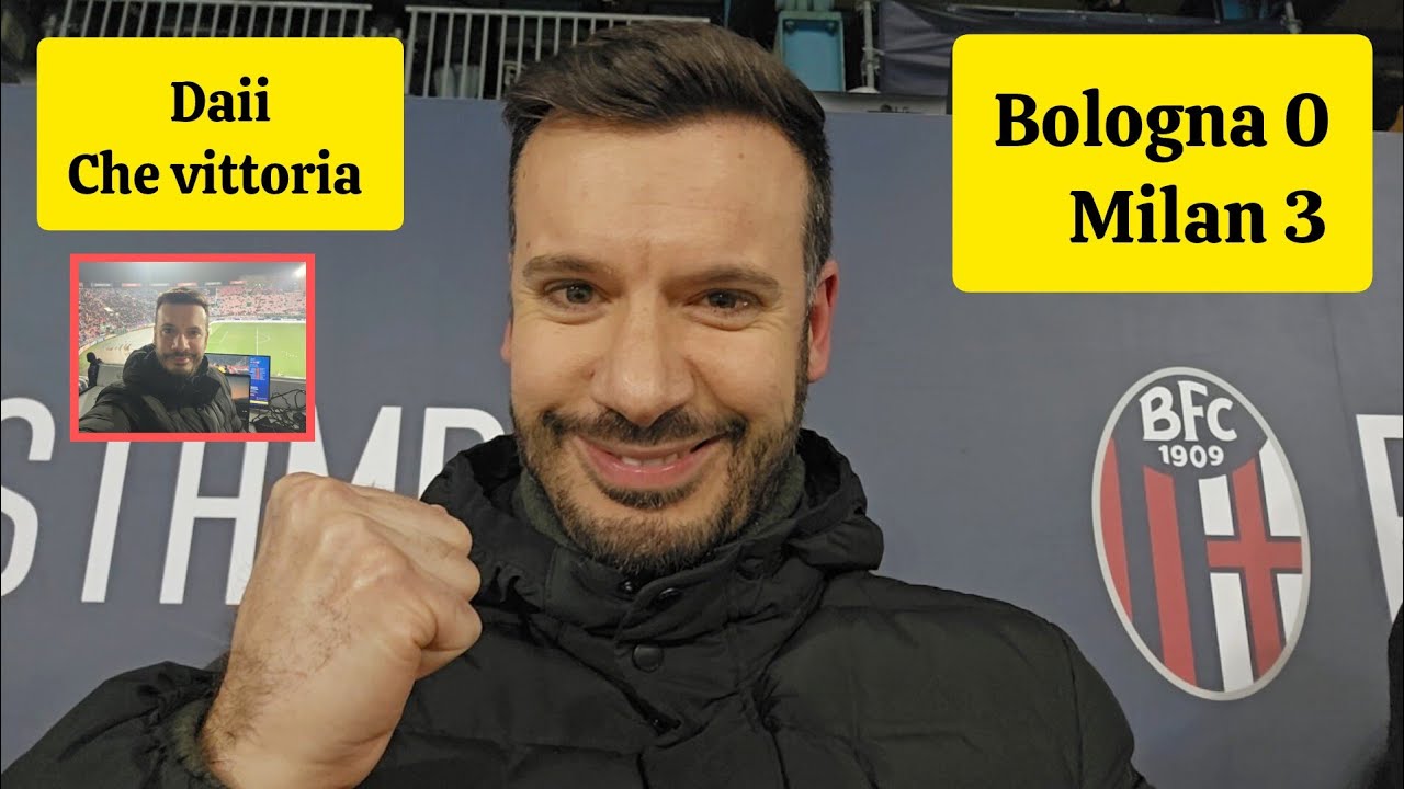 CHE VITTORIA!! MILAN STRAORDINARIO a Bologna. Rabiot fenomeno. Ottimo Nkunku