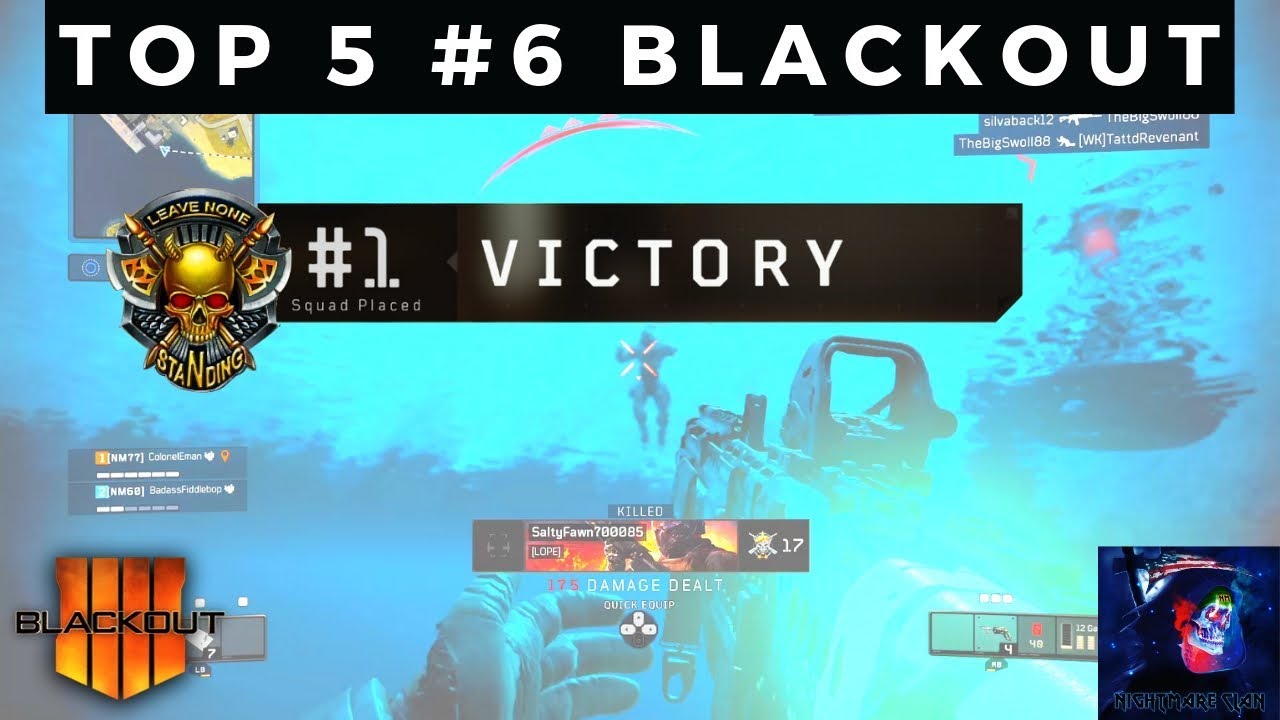 TOP 5 PLAYS #6 BLACKOUT
