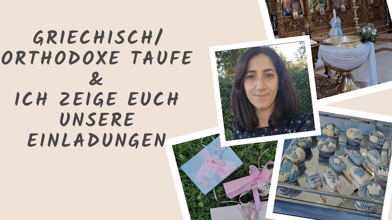 Griechisch / orthodoxe Taufe // Kirche von innen // unsere Einladung zur Taufe