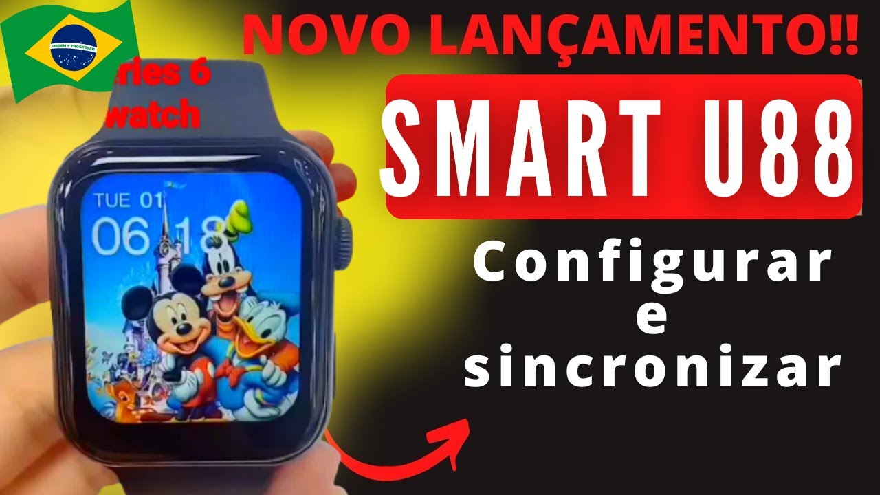 SMARTWATCH U88 como CONFIGURAR e SINCRONIZAR no [ APP V Band ]  