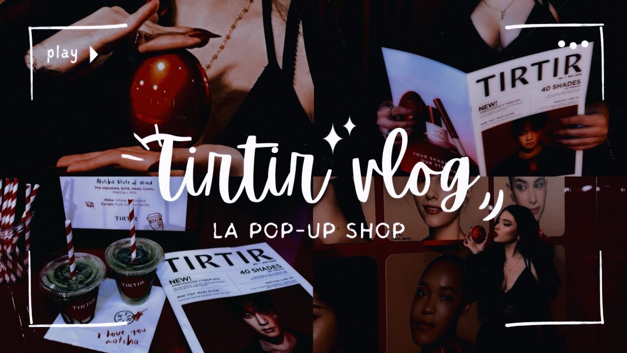 TIRTIR LA POP UP -BTS V&rsquo;s LOS ANGELES VLOG