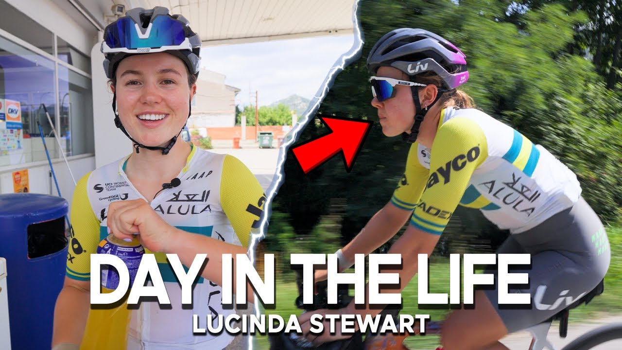 DAY IN THE LIFE OF A PROFESSIONAL CYCLIST ft. Lucinda Stewart