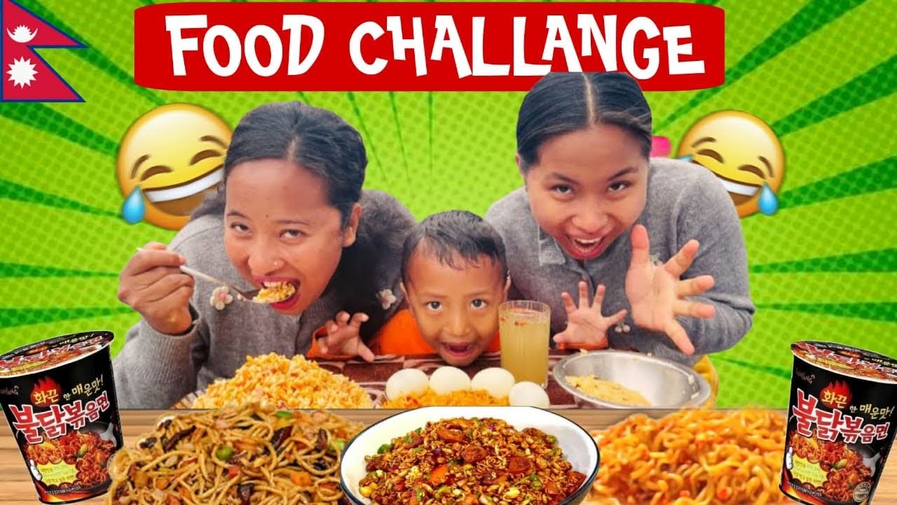 Viral Food Challange Game with Family| घरमै खेल्यौं भाइरल फुड च्यालेन्ज | Spandan Bamja Vlog#2082 🙏