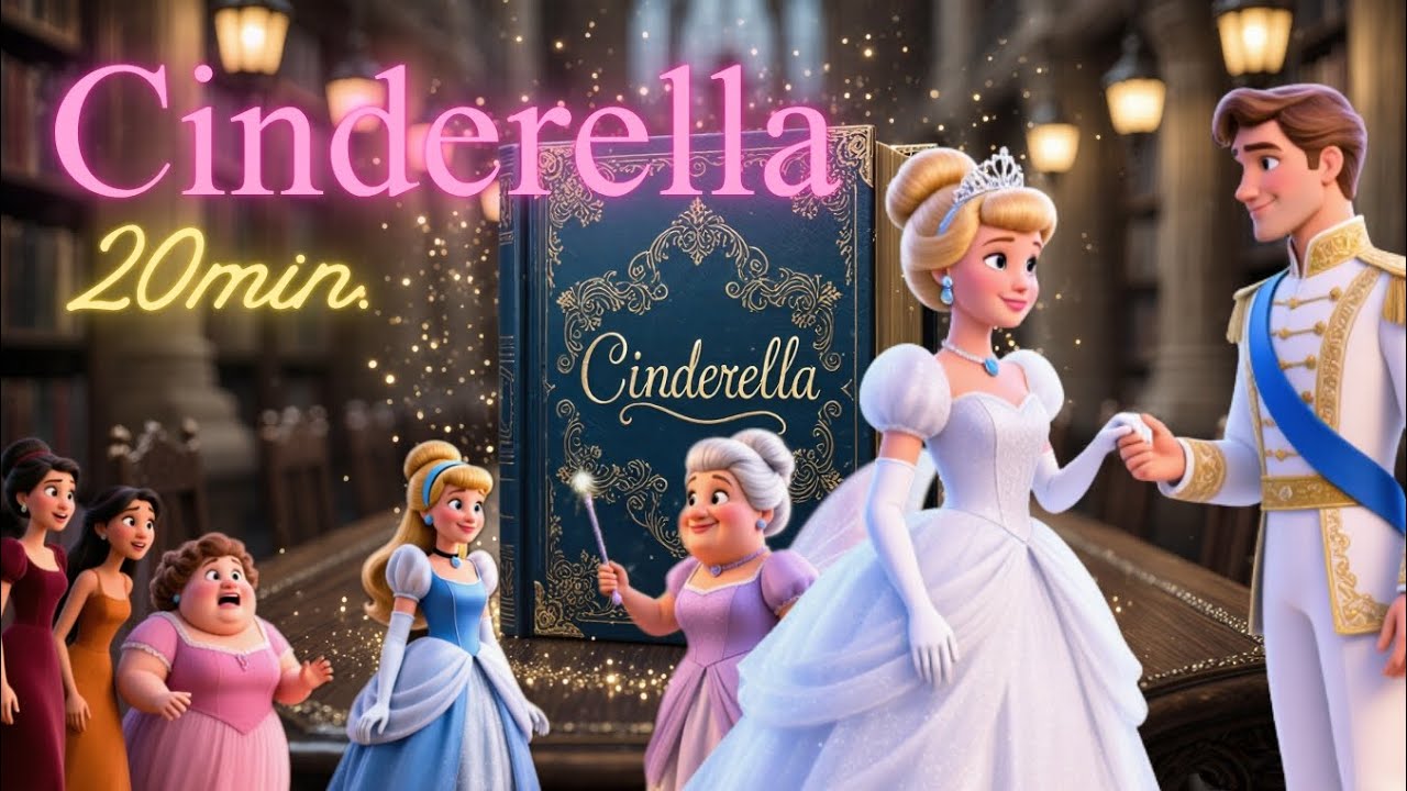 ⭐ Cinderella | Epic Magical 20-Min Animation +  Audiobook