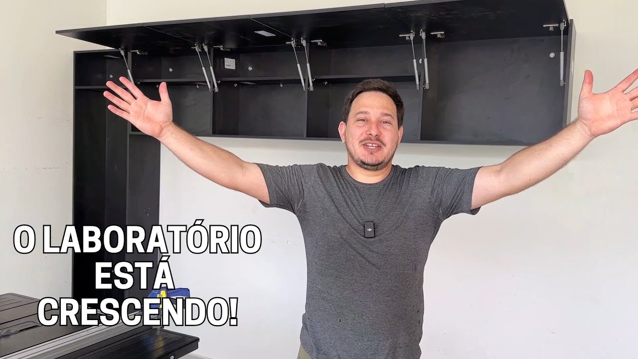 Fazendo um armário em MDF para guardar bugigangas eletrônicas!