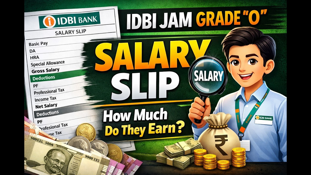 Idbi jam salary slip. In-hand salary #idbijam #idbi #ibps 