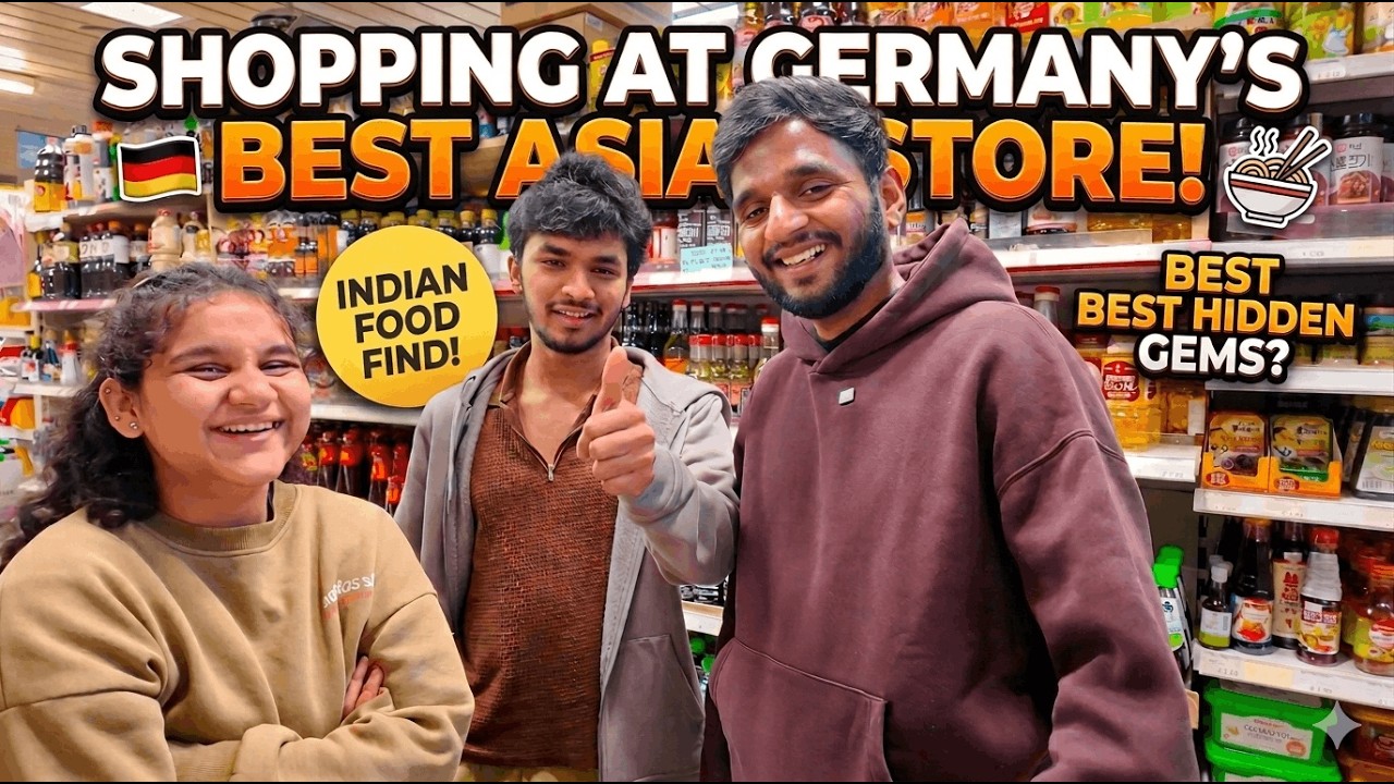 Indian Grocery Prices in Germany 🇩🇪 | Ep 3: Asian Store Haul as a Master’s Student