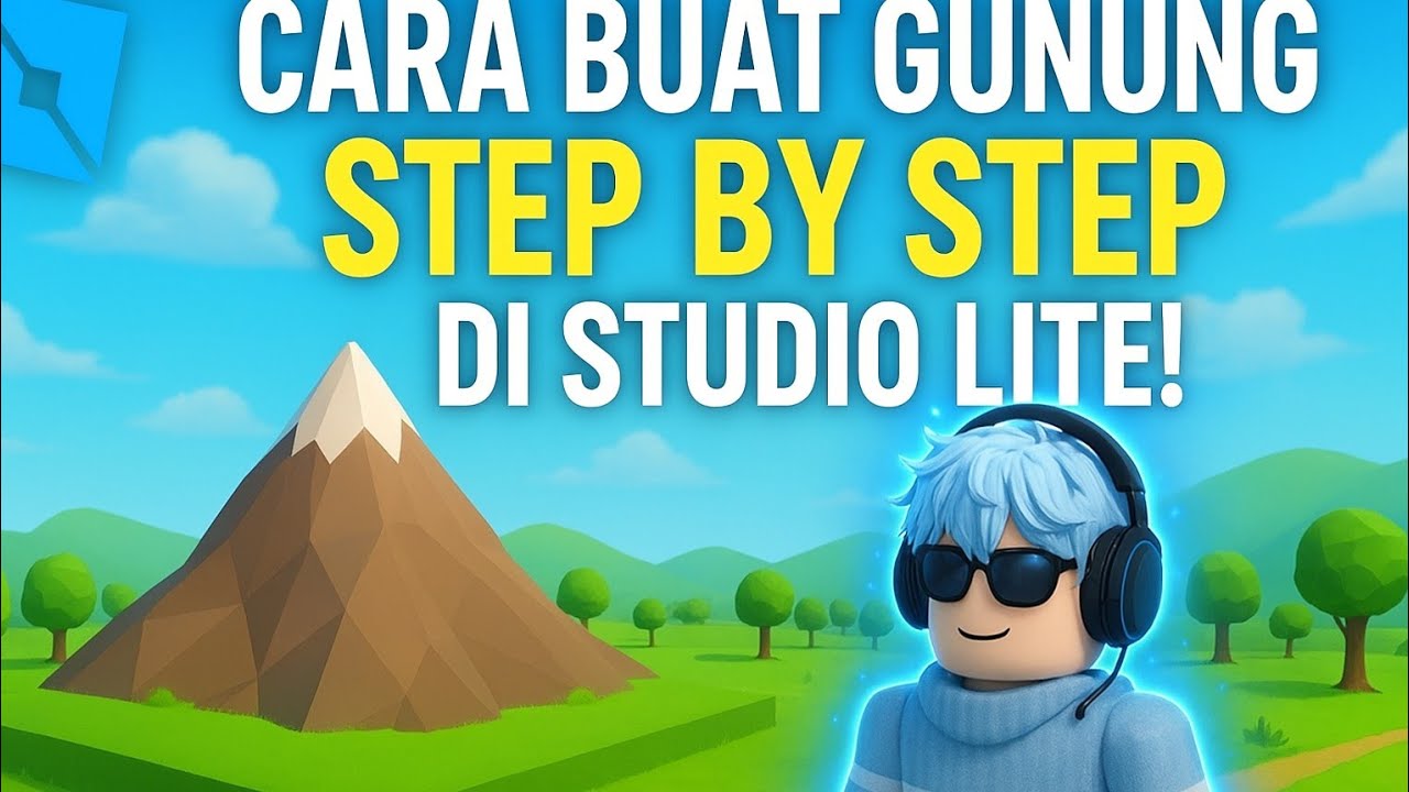 CARA BUAT GUNUNG STEP BY STEP DI STUDIO LITE!⛰️