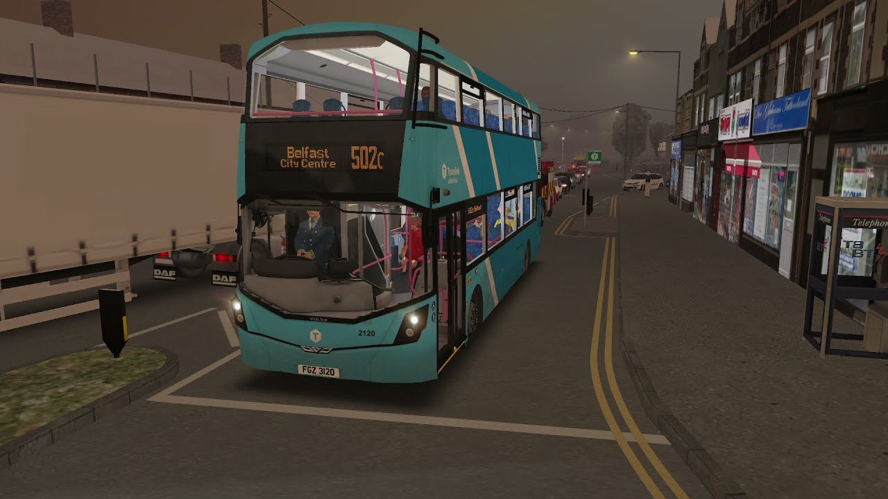OMSI 2 | Ulsterbus Volvo B5TL Wright Gemini 3 2120 | 502c to Belfast