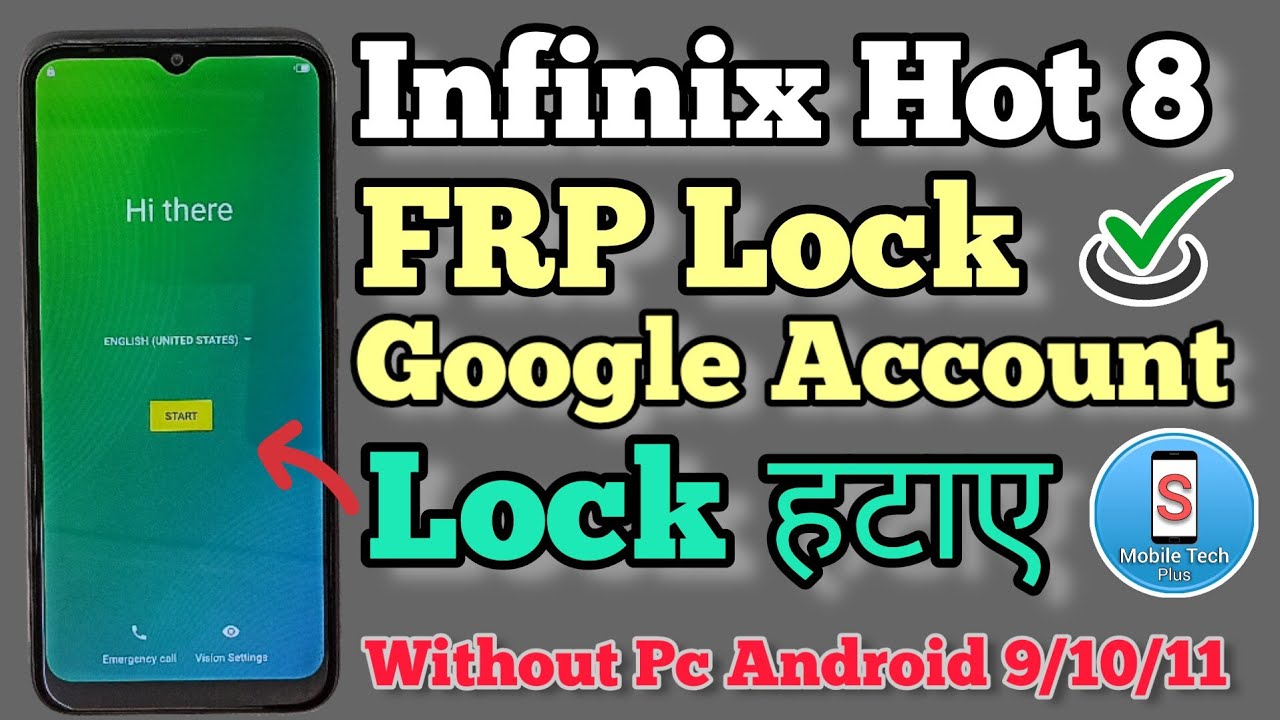 Infinix Hot 8 || FRP Bypass || Android 9/10/11 || Without Pc || Google Account Unlock || Trick 2023.