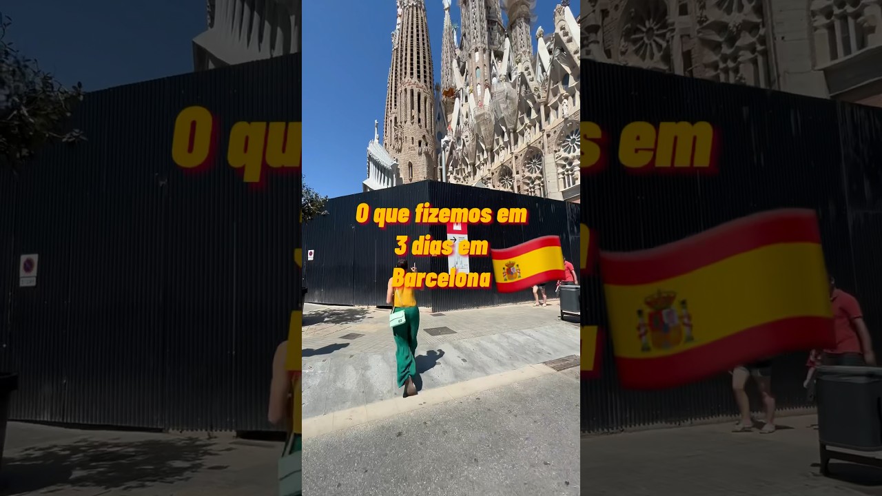 3 DIAS em BARCELONA #dicasdeviagem #barcelona #eurotrip