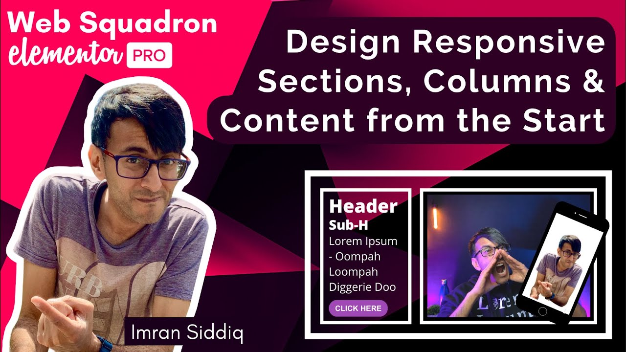 Elementor - Design Responsive Sections, Columns and Content from the Start