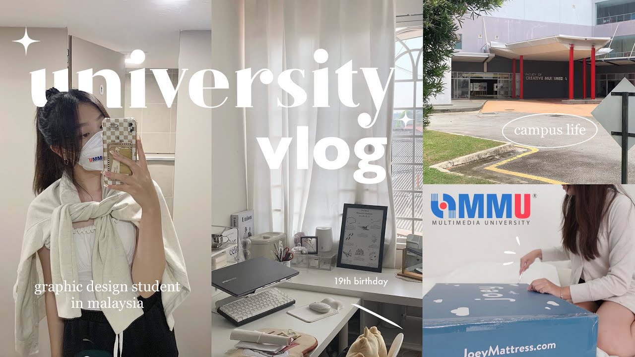 life of a graphic design student in malaysia 🖼️ on campus life, outings, work