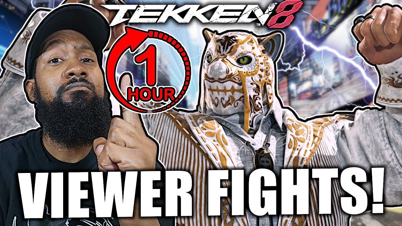 1 HOUR of Lil Majin KING Wrestling with Viewers in TEKKEN 8!