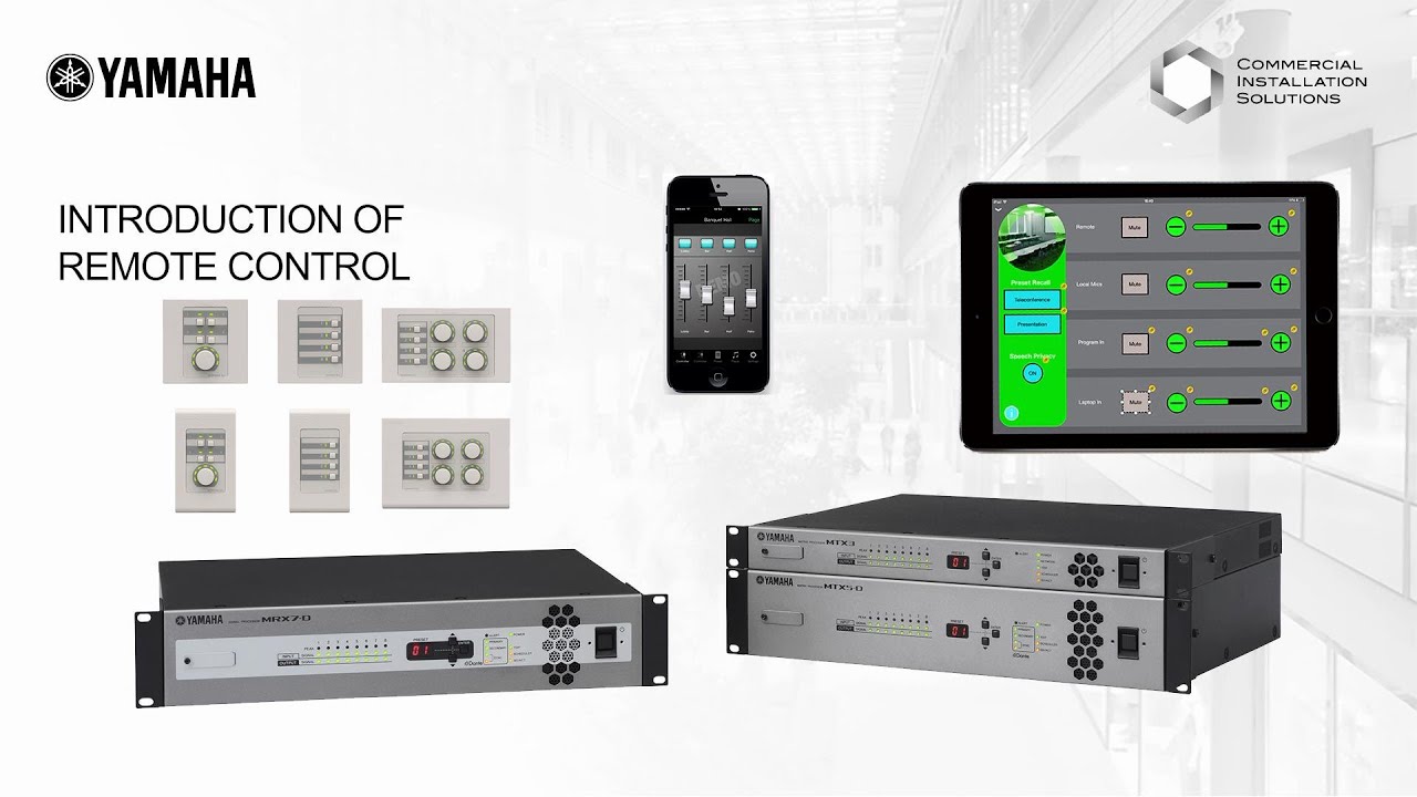 Yamaha MTX/MRX Accessory Controller - Introduction