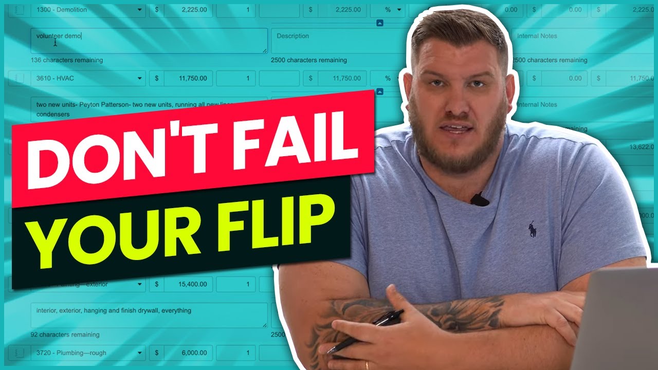 How to Budget Out a House Flip - Keep Your Rehab Profitable