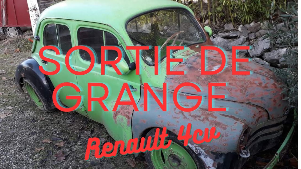 Sortie de grange Renault 4cv : Rapatriement et premiers travaux - Episode #1