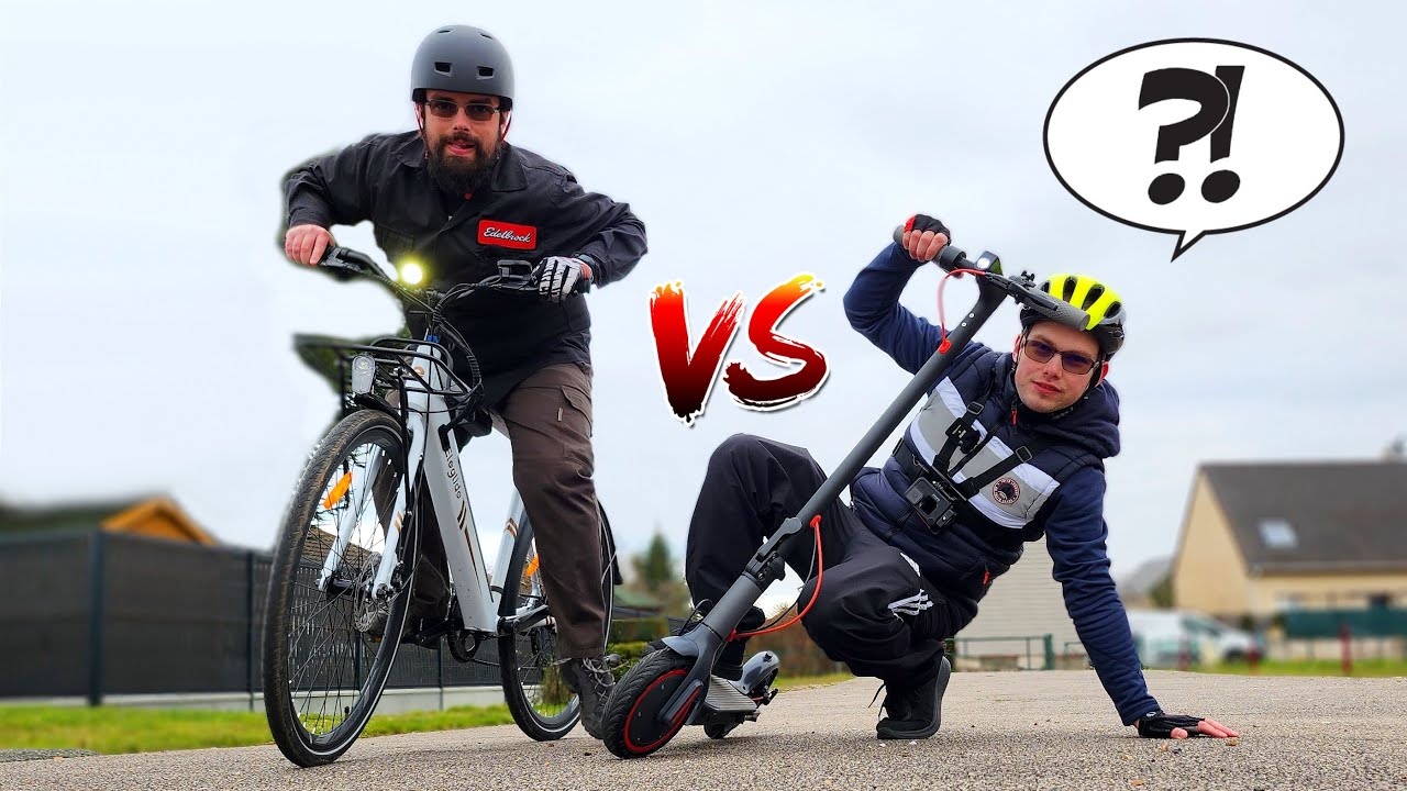 Vélo ou Trottinette électrique ? Le DUEL