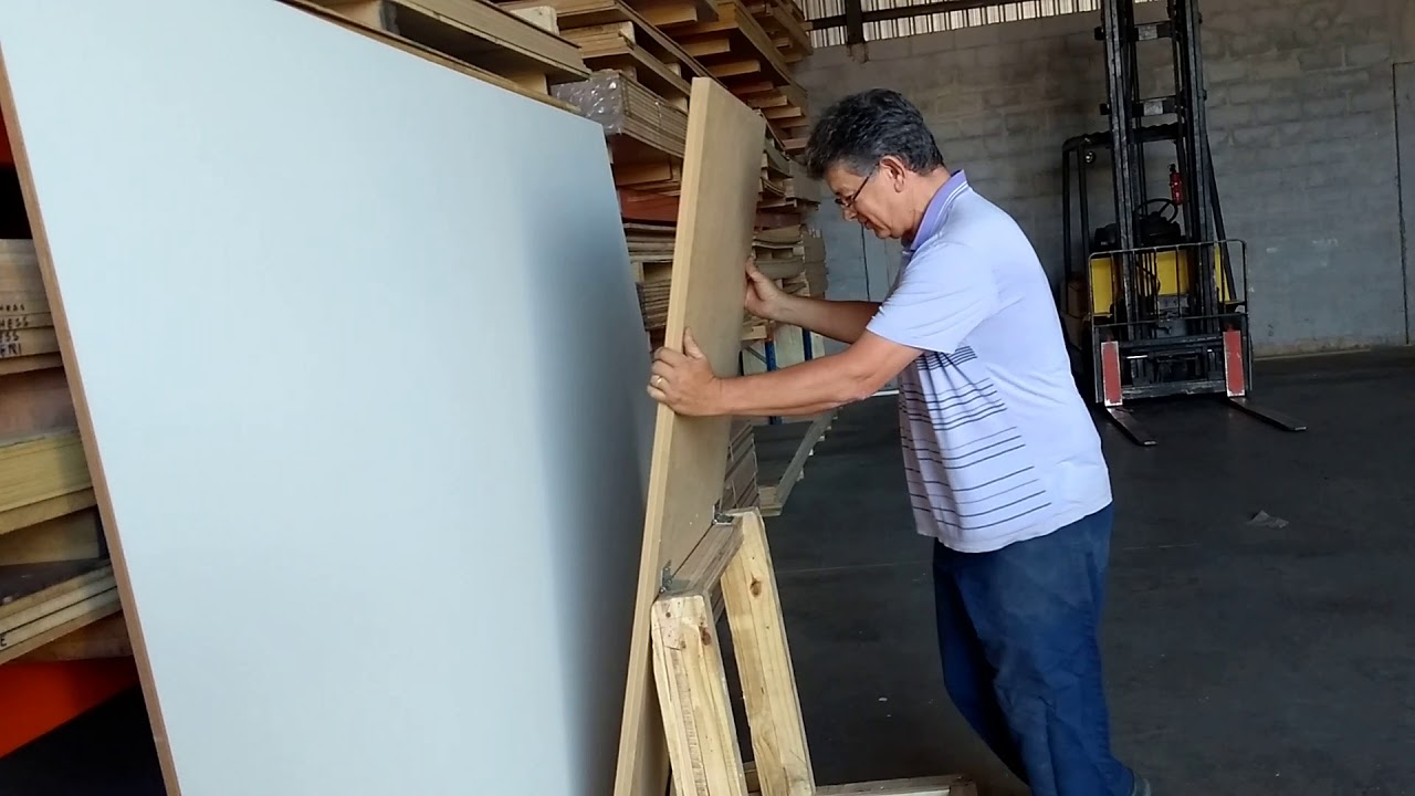Carrinho para transportar MDF