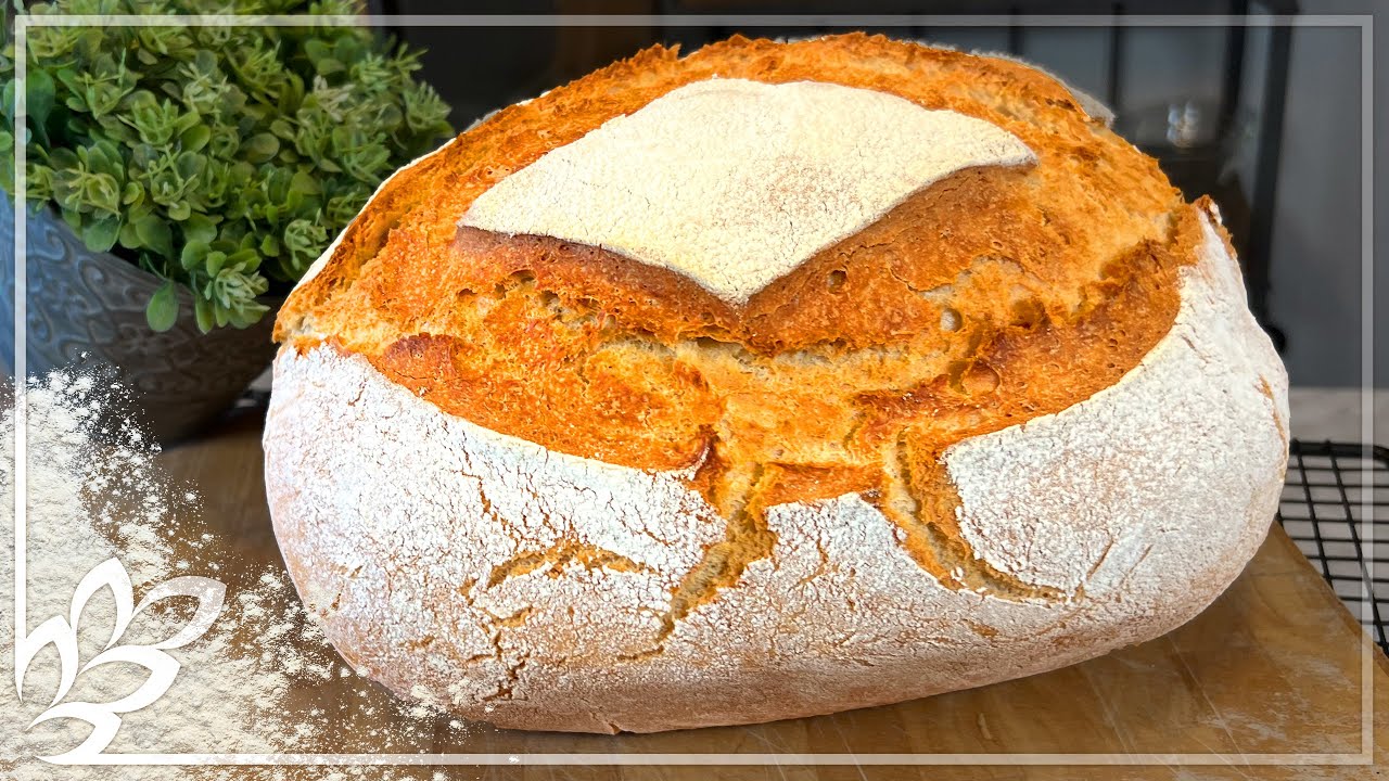 Knuspriger Riese - einfach schnell Brot backen