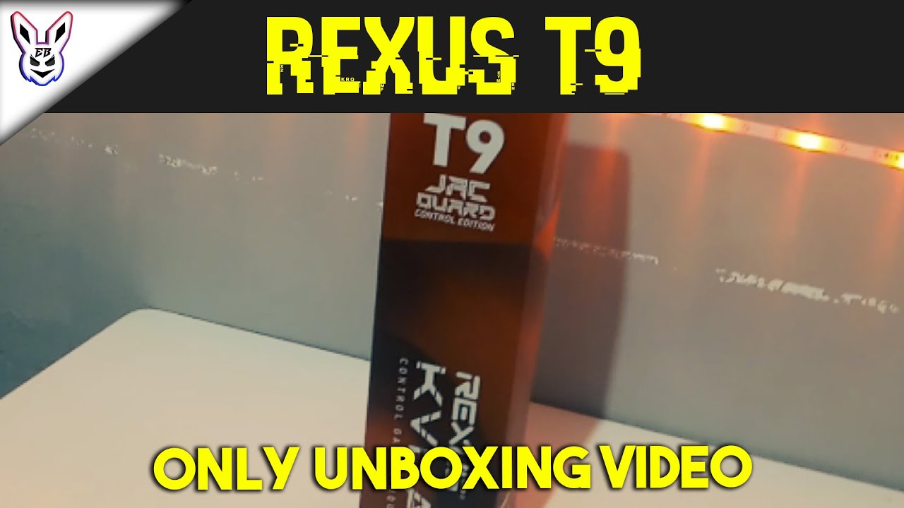 Rexus T9 Mousepad   UNBOXING ONLY