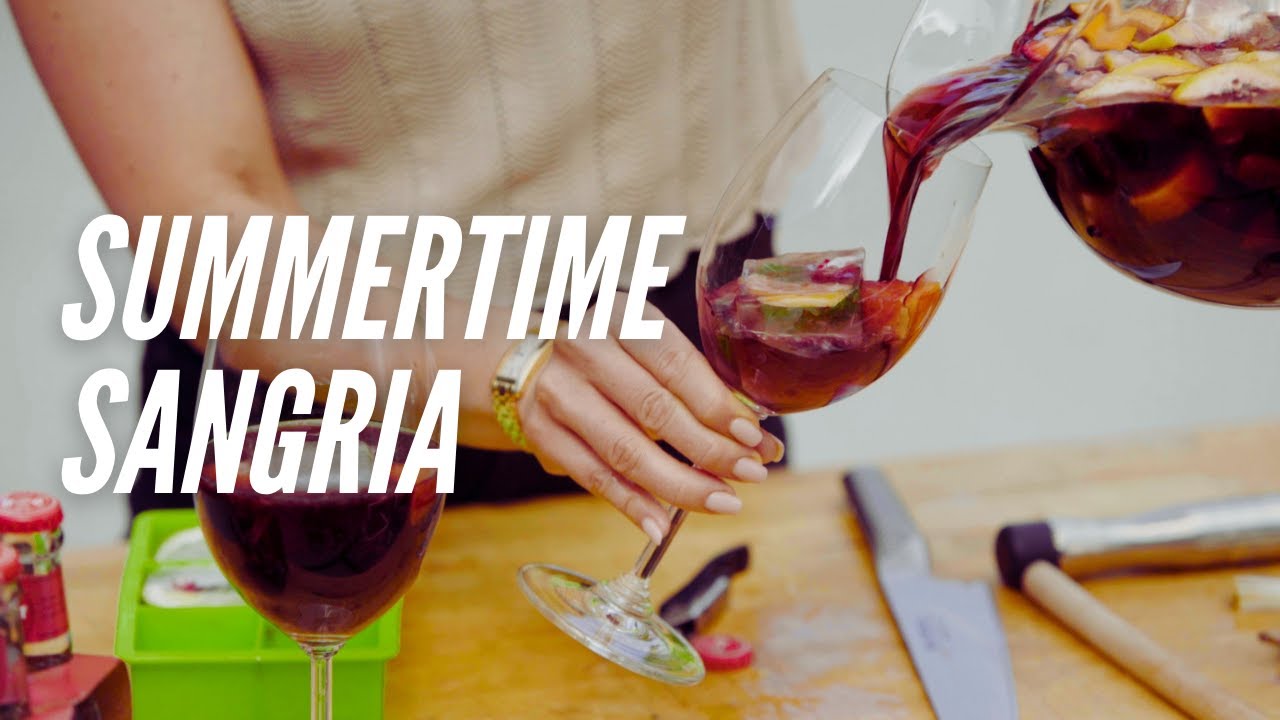 Easy Summertime Sangria | Cooking with Christina