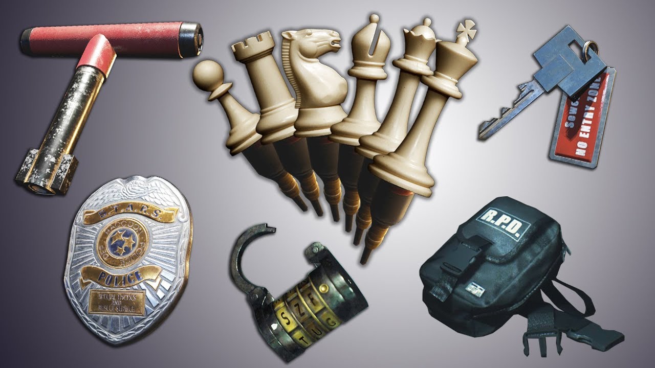 RE2: REMAKE - Todos os PUZZLES / CHAVES / BOLSAS - PARTE 3 - MODO NORMAL