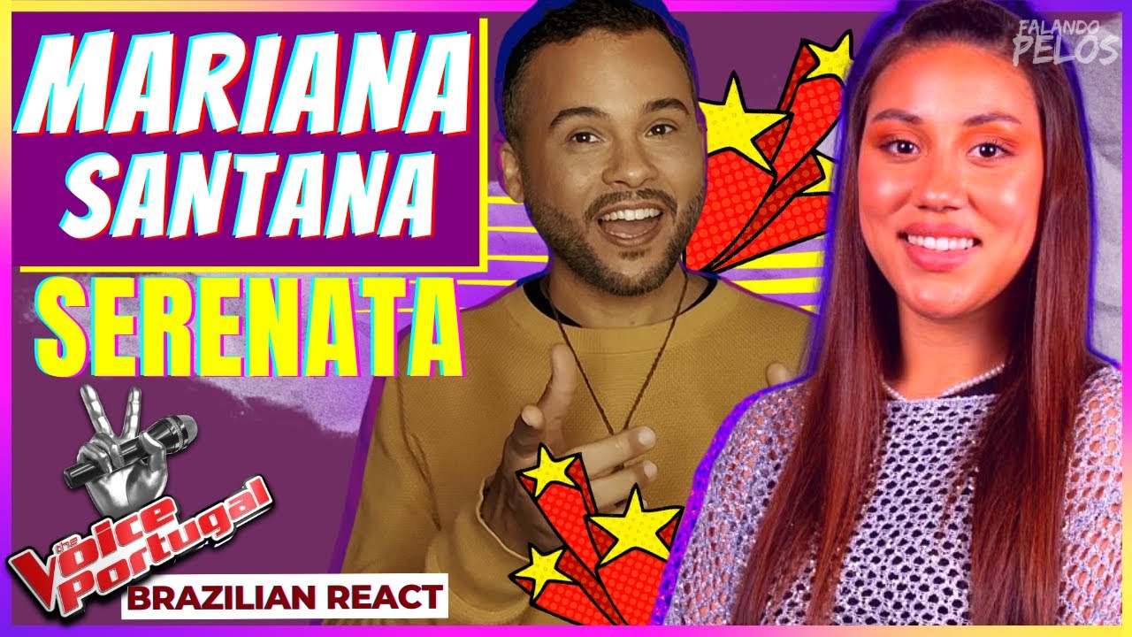 #BoraReagir: Mariana Santana Arrasa com SERENATA | Provas Cegas do The Voice Portugal @FalandoPelos