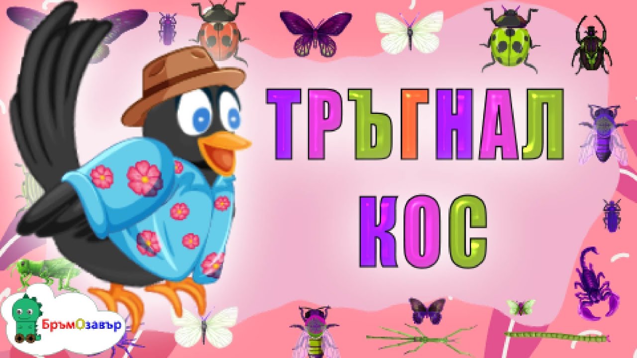 Тръгнал кос, гол и бос - Детска песен с текст - Бръмозавър