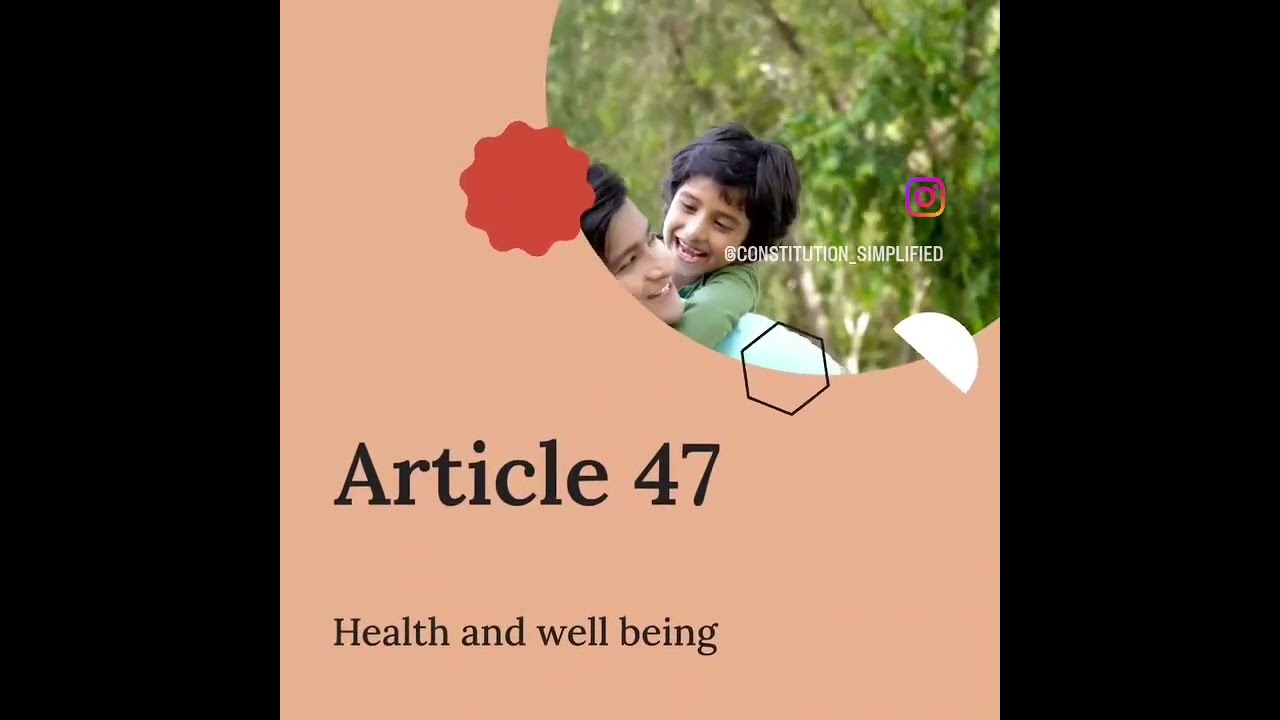 Article 47 : Health and well being