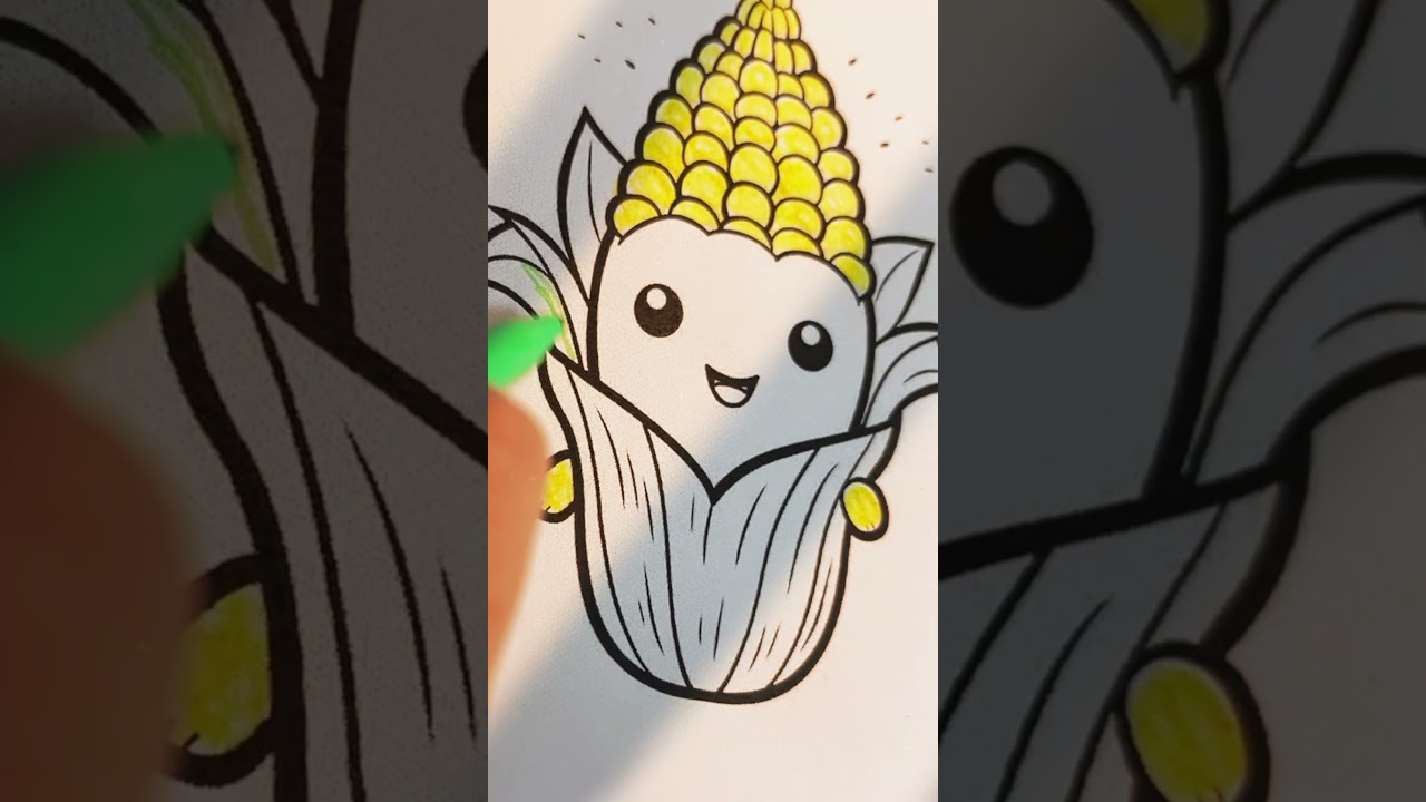 Colorful Corn: Painting Process!🌽